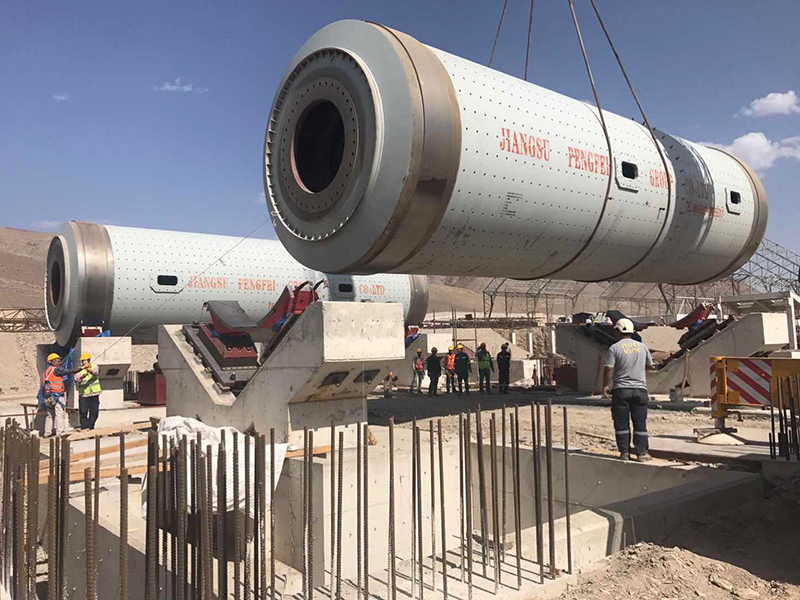 鵬飛集團(tuán)總包的土耳其水泥生產(chǎn)線項(xiàng)目現(xiàn)場(chǎng)